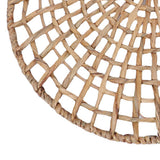 Wall Basket Decor 50cm 35cm 25cm Diameter 3D Design Handmade Round Rattan Woven Wall Ornament for Home