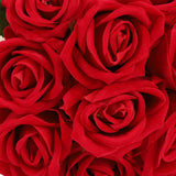 Artificial Wedding Bouquet Fade Proof Minimalist Realistic Silk Roses Bridal Bouquet for Prop Decoration Red In Australia - Darrahopens