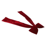 Xmas Tree Topper Bow 5.9FT Large Xmas Velvet Bow Decoration for Holiday Party Garland Front Door Porch Wedding Red