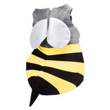 Bumble Bee Costume Wearable Funny Bee Outfit Accessories Set for Cosplay Dress Up Apparel Teens Under 150cm