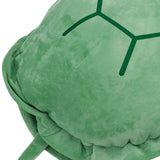 Wearable Turtle Shell Plush Pillow Cute Green Tortoise Shell Plush Stuffed Animal Dress Up Cushion Costume for Role Play 100cm / 39.37in