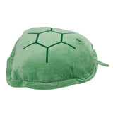 Wearable Turtle Shell Plush Pillow Cute Green Tortoise Shell Plush Stuffed Animal Dress Up Cushion Costume for Role Play 100cm / 39.37in