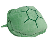 Wearable Turtle Shell Plush Pillow Cute Green Tortoise Shell Plush Stuffed Animal Dress Up Cushion Costume for Role Play 130cm / 51.18in