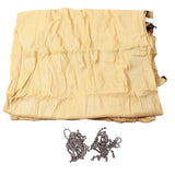 13.1x19.7ft Sun Shade Sail Canopy Beige Thickened and Denser Polyethylene Rectangle Canopy Sand for Car Garden