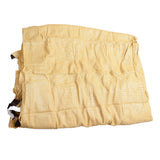 13.1x19.7ft Sun Shade Sail Canopy Beige Thickened and Denser Polyethylene Rectangle Canopy Sand for Car Garden