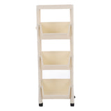 Compact Rolling Storage Organizer Large Capacity Mobile Utility Cart Movable Storage Book Shelves with Lockable Wheels 4 Tier with Cover