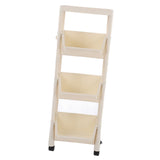Compact Rolling Storage Organizer Large Capacity Mobile Utility Cart Movable Storage Book Shelves with Lockable Wheels 4 Tier with Cover