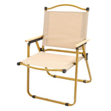 Folding Camping Chair Waterproof Oxford Fabric Light Strong Load Bearing Foldable Chair for Fishing Picnic Outdoor