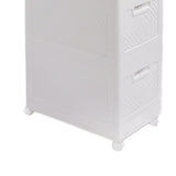 Collapsible Stackable Storage Bins Dustproof Folding Storage Bins Organizer with Lids 4 Moveable Wheels Large Capacity Thick 5 Layer 45x30x123cm