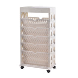 Book Rack Storage Bookshelf Small Storage Bookshelf Bookcase Large Capacity Easy Access for Living Room Bedroom Double Row 5 Layer White In Australia - Darrahopens