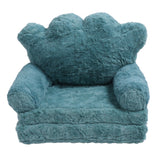 Flip Out Chair Green Fold Out Couch Crown Cute Soft Comfortable Kids Sofa for Boys Girls Home School Kindergarten 2 Layer In Australia - Darrahopens