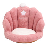 Lumbar Support Seat Cushion Comfortable Thickened Chair Cushion Home Backrest Cushion for Office Pink