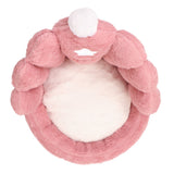 Lumbar Support Seat Cushion Comfortable Thickened Chair Cushion Home Backrest Cushion for Office Pink
