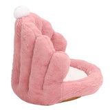 Lumbar Support Seat Cushion Comfortable Thickened Chair Cushion Home Backrest Cushion for Office Pink