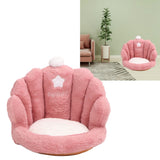 Lumbar Support Seat Cushion Comfortable Thickened Chair Cushion Home Backrest Cushion for Office Pink