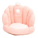 Lumbar Support Seat Cushion Comfortable Thickened Chair Cushion Home Backrest Cushion for Office Light Pink