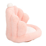 Lumbar Support Seat Cushion Comfortable Thickened Chair Cushion Home Backrest Cushion for Office Light Pink