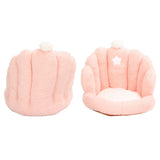 Lumbar Support Seat Cushion Comfortable Thickened Chair Cushion Home Backrest Cushion for Office Light Pink