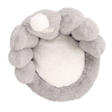 Lumbar Support Seat Cushion Comfortable Thickened Chair Cushion Home Backrest Cushion for Office Grey