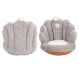 Lumbar Support Seat Cushion Comfortable Thickened Chair Cushion Home Backrest Cushion for Office Grey