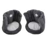Floor Chair with Back Support Chair Cushion Anti Slip Cute Soft Comfort Velvet Floor Pillow Seating for Office Kids Grey