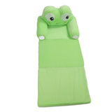 Foldable Kids Sofa Cute Cartoon Design Short Plush Soft Comfortable Portable Children Couch for Home Frog