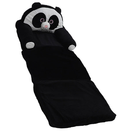 Foldable Kids Sofa Cute Cartoon Design Short Plush Soft Comfortable Portable Children Couch for Home Panda In Australia - Darrahopens