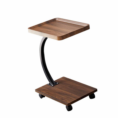 Sofa Side Table Stylish Simple Versatile Dual Layer Couch End Table for Living Room Bedroom Square In Australia - Darrahopens
