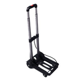 Portable Foldable Dolly Cart With Retractable Handle Wheels Aluminum Alloy Plastic Foldable Hand Truck for Moving
