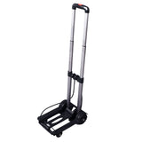 Portable Foldable Dolly Cart With Retractable Handle Wheels Aluminum Alloy Plastic Foldable Hand Truck for Moving