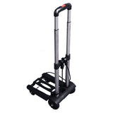 Portable Foldable Dolly Cart With Retractable Handle Wheels Aluminum Alloy Plastic Foldable Hand Truck for Moving