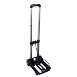 Portable Foldable Dolly Cart With Retractable Handle Wheels Aluminum Alloy Plastic Foldable Hand Truck for Moving
