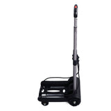 Portable Foldable Dolly Cart With Retractable Handle Wheels Aluminum Alloy Plastic Foldable Hand Truck for Moving