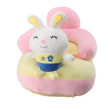 Learning Sitting Chair Sofa Prevents Falling Over Adjustable Angle Portable Safe Reliable Plush for Infants Toddlers Rabbit