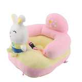 Learning Sitting Chair Sofa Prevents Falling Over Adjustable Angle Portable Safe Reliable Plush for Infants Toddlers Rabbit