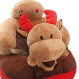 Baby Support Sofa Chair Non Slip Anti Tipping Adjustable Angle Plush Infant Learning Seat Sofa Elk In Australia - Darrahopens