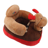 Baby Support Sofa Chair Non Slip Anti Tipping Adjustable Angle Plush Infant Learning Seat Sofa Elk