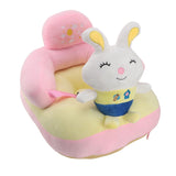 Baby Support Sofa Chair Anti Side Turn Anti Falling Luminous Soft Plush Baby Sofa Learn Sitting Chair for Indoor Rabbit