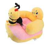 Baby Support Sofa Chair Anti Side Turn Anti Falling Luminous Soft Plush Baby Sofa Learn Sitting Chair for Indoor Bee In Australia - Darrahopens