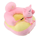 Baby Sitting Sofa Chair Comfortable Anti Rollover Portable Plush Infants Toddler Learning to Sit Chair with Light for Home Pink Pig In Australia - Darrahopens