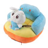 Baby Support Seat Sofa Soft Plush Comfortable Cute Animal Shape Prevent Slip Adjustable Baby Learn Sitting Support Seat Rabbit