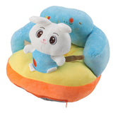Baby Support Seat Sofa Soft Plush Comfortable Cute Animal Shape Prevent Slip Adjustable Baby Learn Sitting Support Seat Rabbit