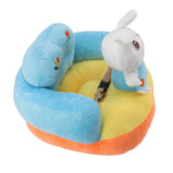 Baby Support Seat Sofa Soft Plush Comfortable Cute Animal Shape Prevent Slip Adjustable Baby Learn Sitting Support Seat Rabbit