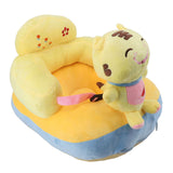 Learning Sitting Chair Prevents Falls Adjustable Angle Portable Safe Super Soft Plush Baby Support Seat Tiger