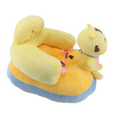 Learning Sitting Chair Prevents Falls Adjustable Angle Portable Safe Super Soft Plush Baby Support Seat Tiger
