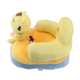 Learning Sitting Chair Prevents Falls Adjustable Angle Portable Safe Super Soft Plush Baby Support Seat Tiger
