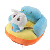 Learning Sitting Chair Prevents Falls Adjustable Angle Portable Safe Super Soft Plush Baby Support Seat Bunny Baby