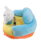 Learning Sitting Chair Prevents Falls Adjustable Angle Portable Safe Super Soft Plush Baby Support Seat Bunny Baby