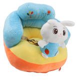 Learning Sitting Chair Prevents Falls Adjustable Angle Portable Safe Super Soft Plush Baby Support Seat Bunny Baby