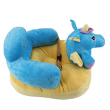 Darrahopens Baby & Kids > Kid's Furniture > Kid's Tables, Chairs & Seats Baby Support Seat Sofa Soft Plush Comfortable Adjustable Angle Bluetooth Function Baby Sitting Support for Indoor Blue Horse Pattern In Australia - Darrahopens